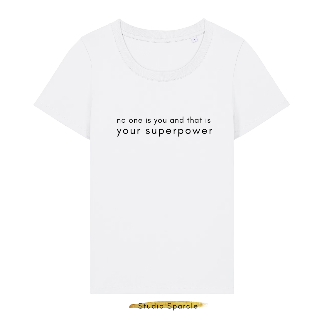 No one is you that is your superpower T-shirt ronde hals - Afbeelding 11