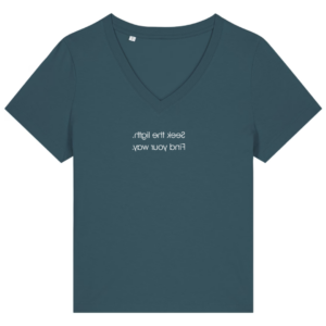 Seek the light  T-shirt V-hals