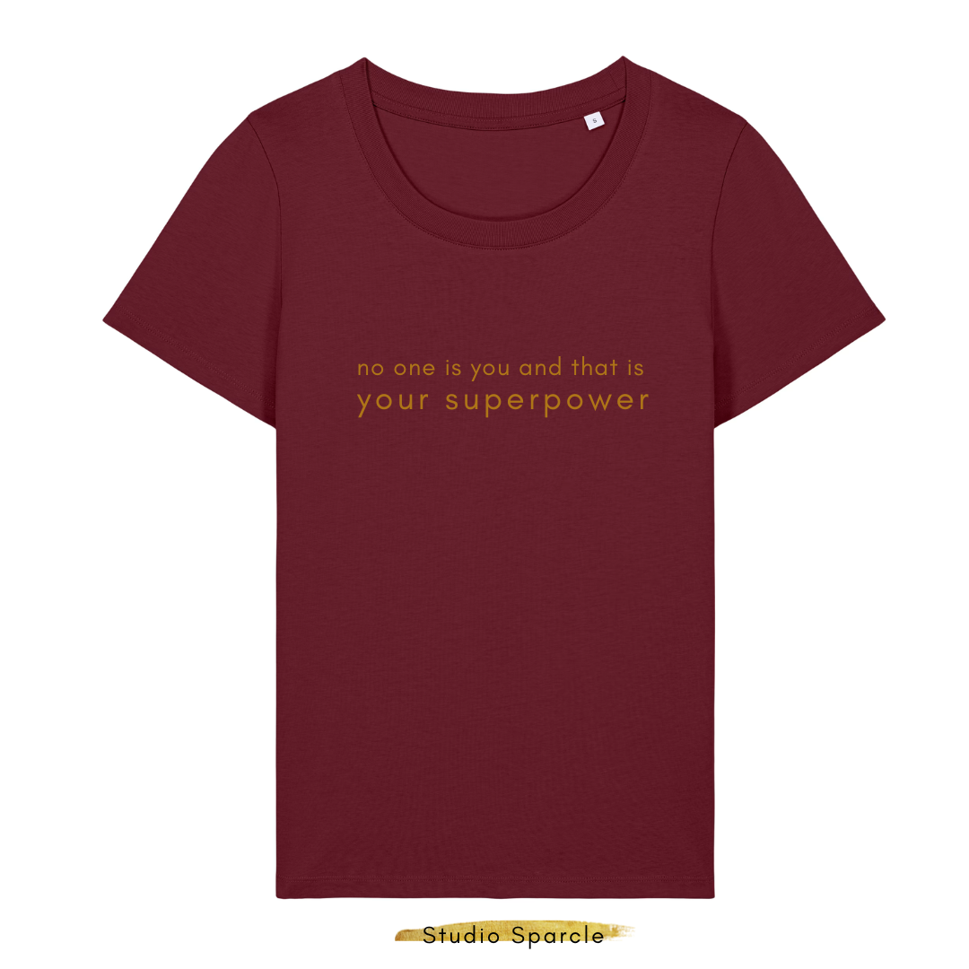 No one is you that is your superpower T-shirt ronde hals - Afbeelding 10