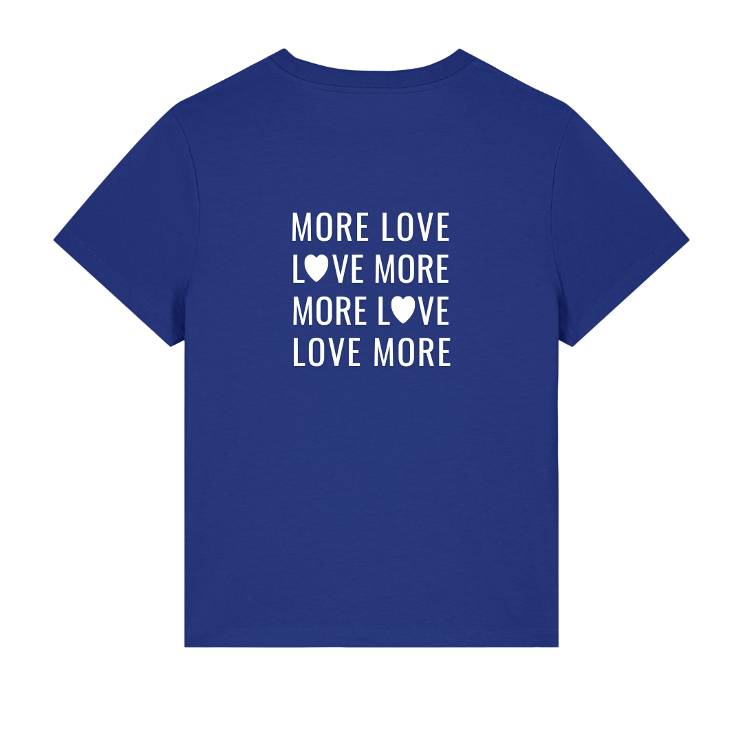 T-shirt ronde hals iets korter model MORE LOVE - Afbeelding 11