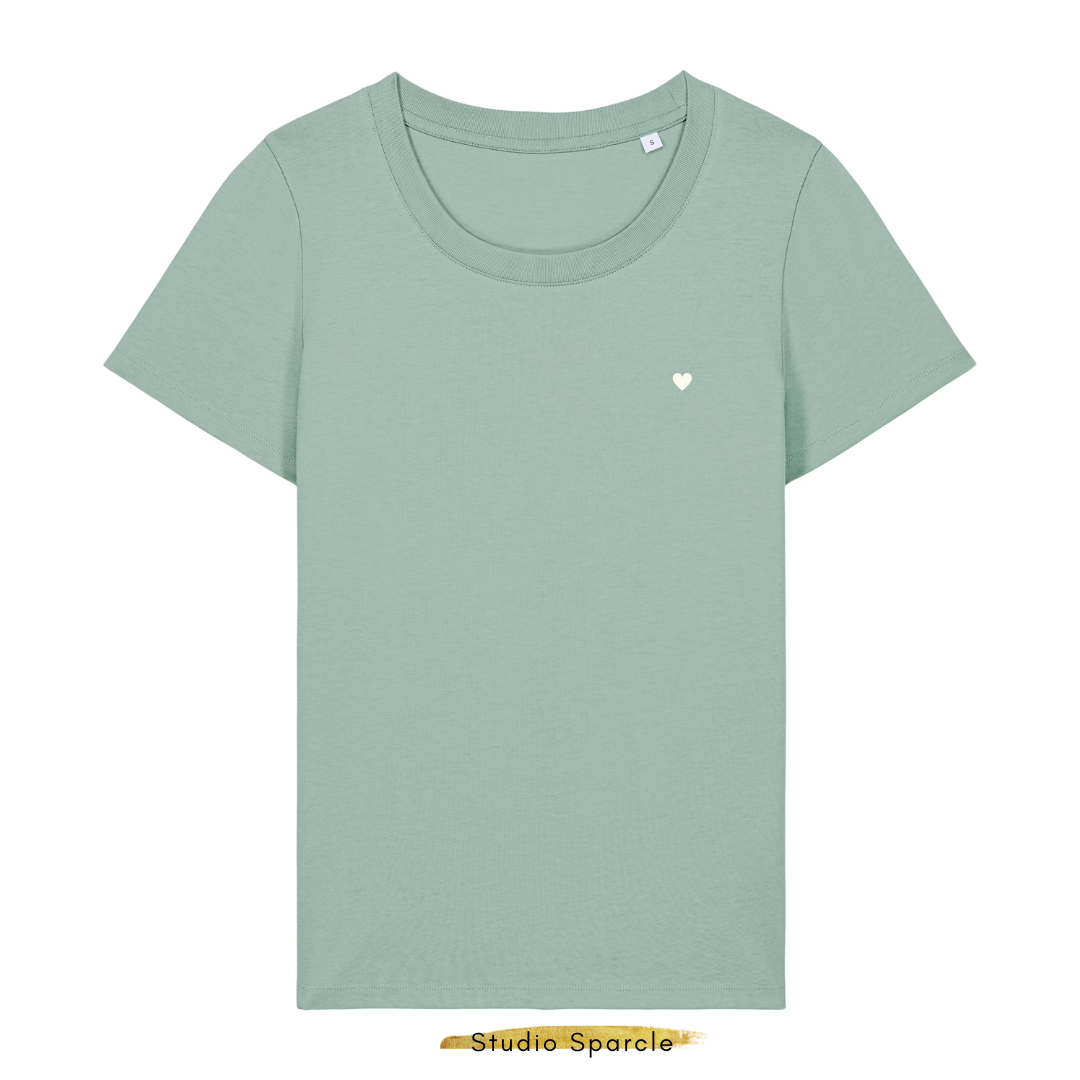 T-shirt ronde hals MORE LOVE - Afbeelding 2