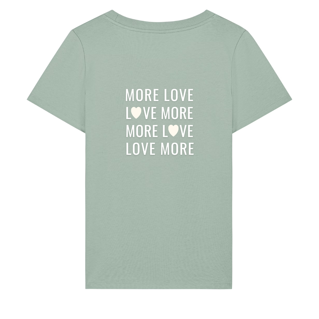 T-shirt ronde hals MORE LOVE - Afbeelding 3