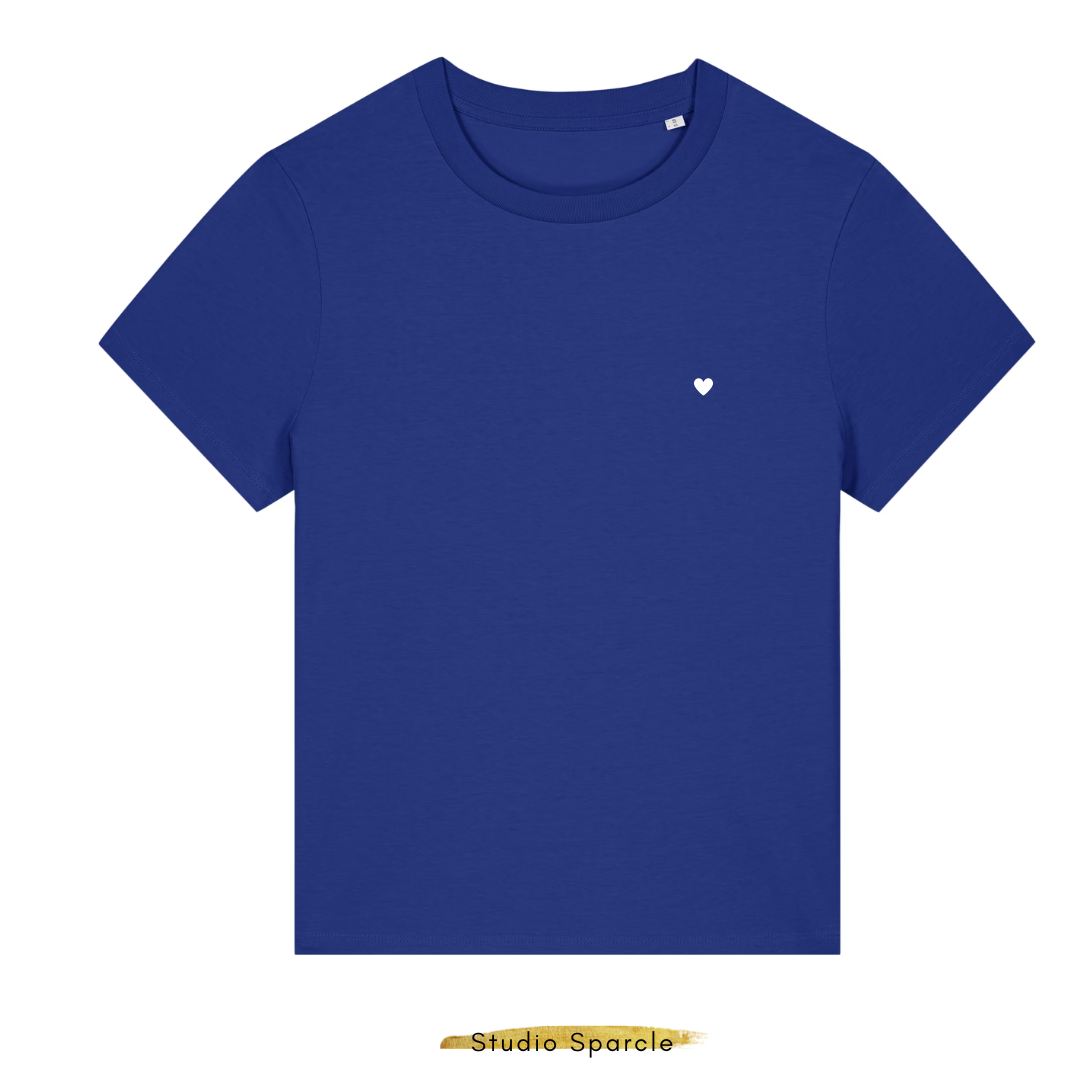 T-shirt ronde hals iets korter model MORE LOVE - Afbeelding 10