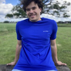Out of office t-shirt ronde hals