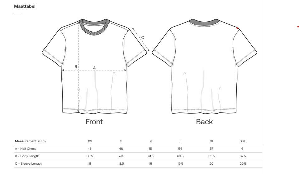 T-shirt ronde hals iets korter model MORE LOVE - Afbeelding 18