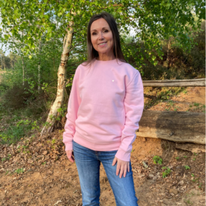 Sweater met hartje extra zacht
