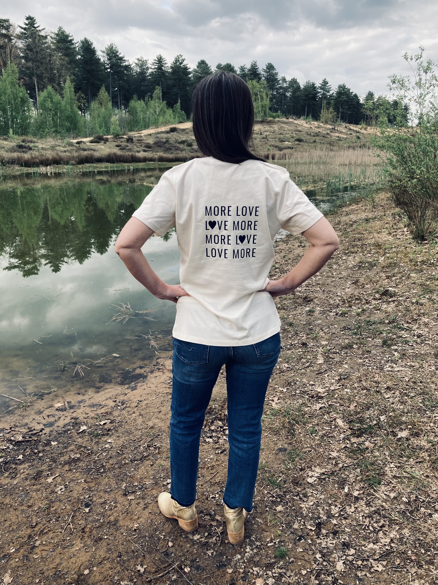 T-shirt ronde hals MORE LOVE - Afbeelding 21