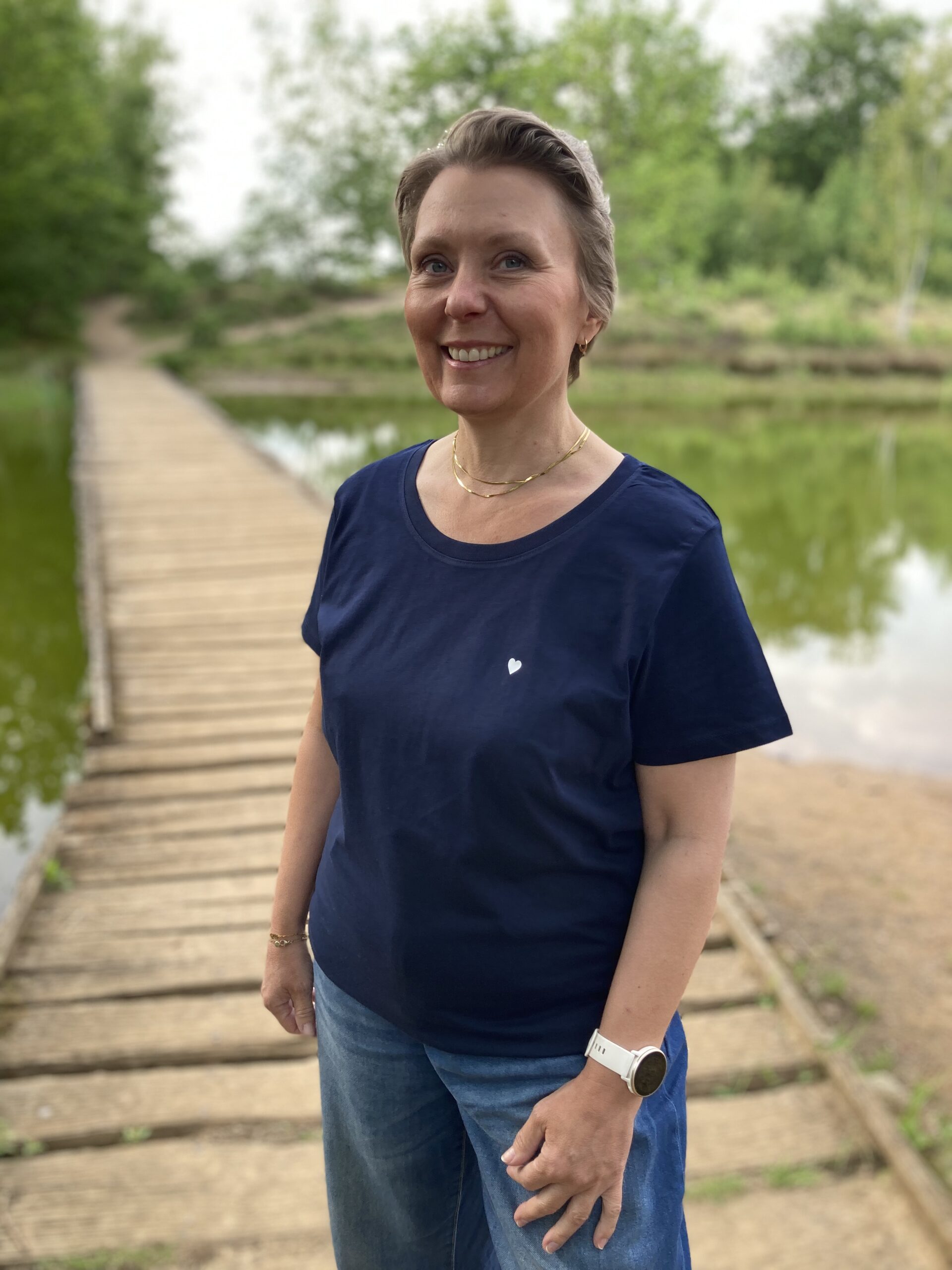 T-shirt ronde hals MORE LOVE - Afbeelding 20